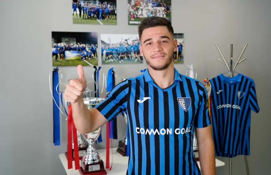 Besjan Bërnaca, més conegut com a ‘Besi’, nou jugador de l’Inter Club Escaldes. Foto: Interescaldes.com