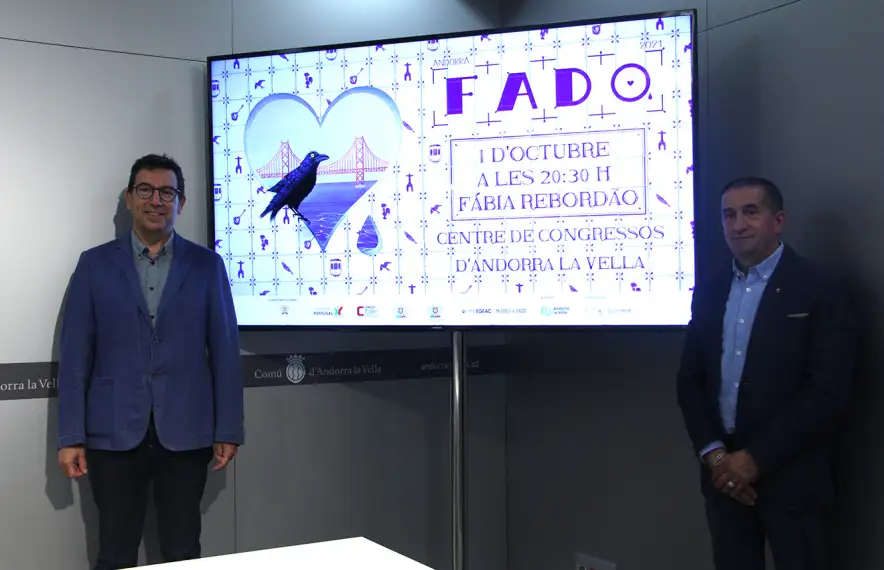 Miquel Canturri, i el cònsol honorari de Portugal a Andorra, José Manuel da Silva.