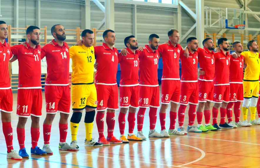 Malta, rival de la selecció absoluta. Foto: Facebook Malta Futsal