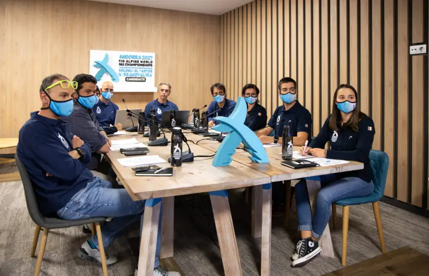 Andorra va presentar ahir oficialment el contingut de la candidatura al Mundial 2027. Foto: Sergi Pérez