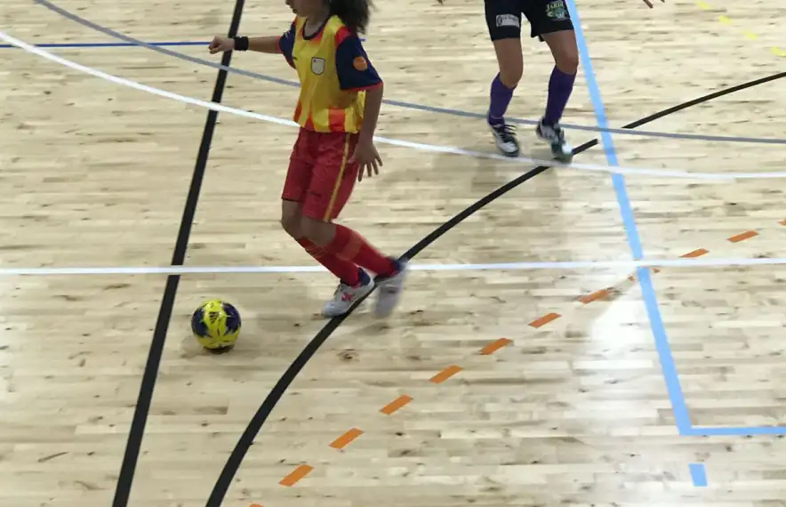 Carol Santos va jugar un amistós amb la selecció catalana sub-16. Foto: Foto cedida per Carol Santos