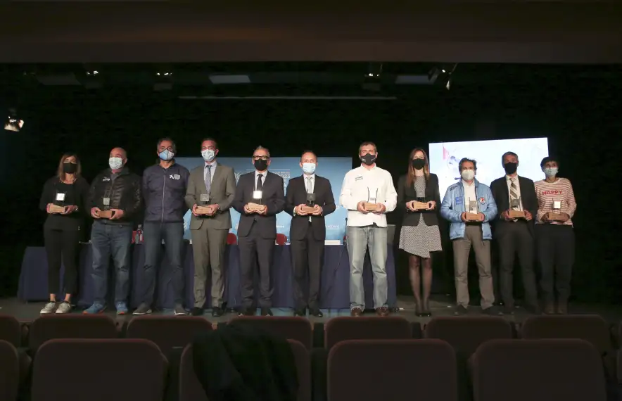 El Comitè d'Honor de les finals de Copa d'Europa 2022 i finals Copa del Món del 2023 es va presentar ahir a Canillo. Foto: Facundo Santana