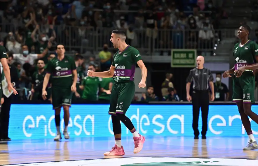 Jaime Fernández torna demà al Poliesportiu com a rival per tercera vegada amb la samarreta de l’Unicaja Màlaga. Foto: ACB Photo