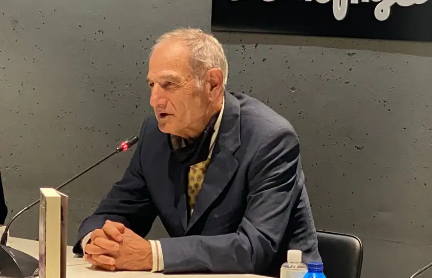 Rogal, dimecres en la presentació de 'Héroes' al Corte Inglés de València.