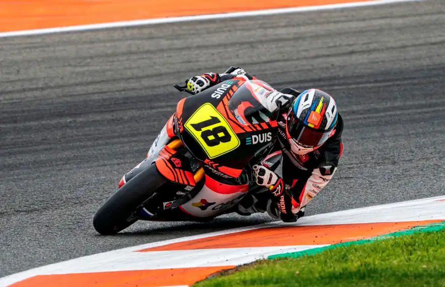 Xavi Cardelús, al circuit Ricardo Tormo. Foto: Promoracing