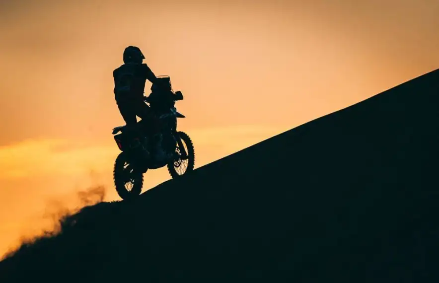 Joan Barreda, a la vuitena etapa.