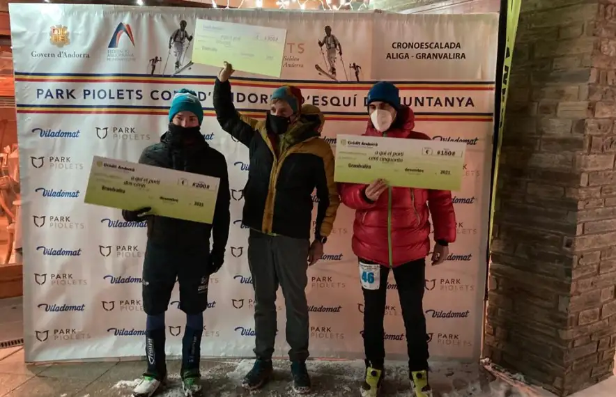 Pere Rullán, al lloc més alt del podi.