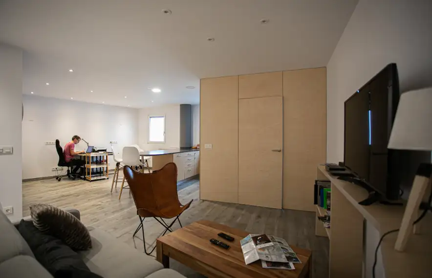 L’apartament de la Massana on resideixen els becats de Faber Andorra.