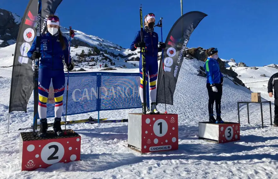 Carola Vila i Gina del Rio, al podi.