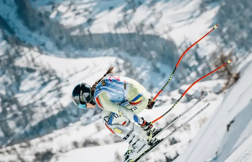 ‘Cande’ Moreno va finalitzar en 13a posició al descens d’Orcières-Merlette.