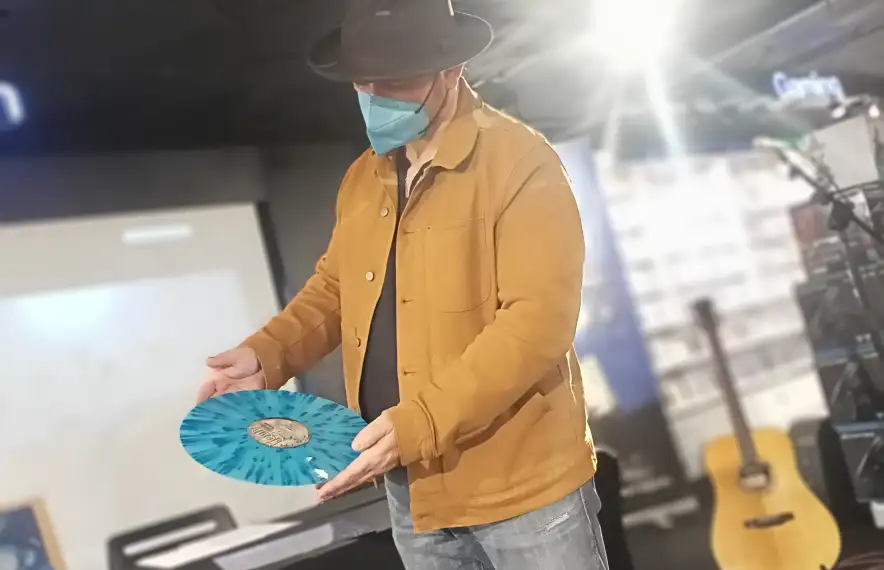 El músic massanenc en la presentació del disc, al desembre a l’FNAC de la capital.