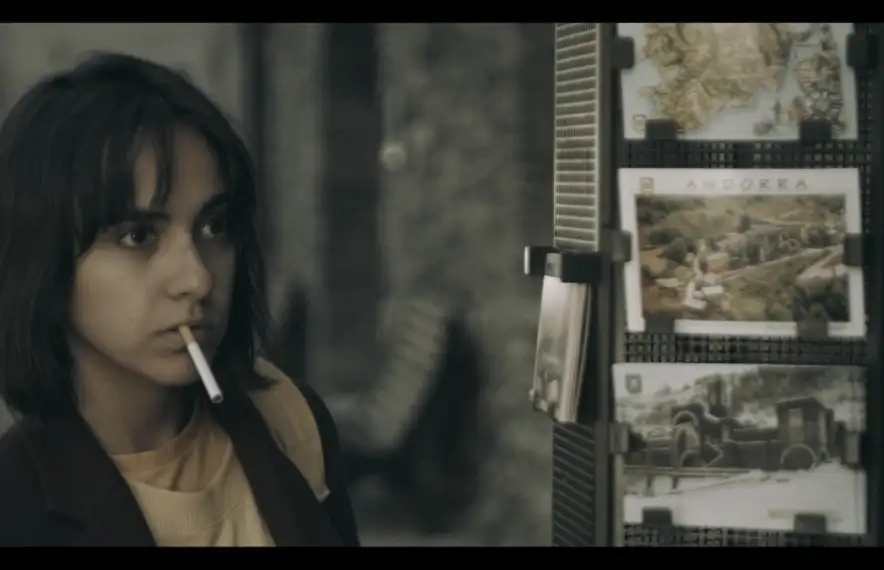 La també actriu Eelena Santiago, aquí en el paper d'Alicia a 'Pròfugs', l'últim llarg de Nil Forcada.