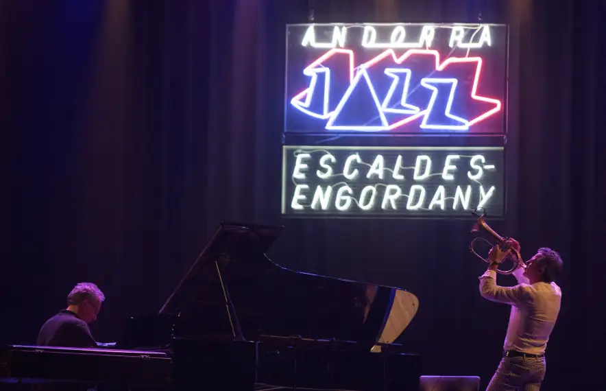 El trompetista Paolo Fresu i el pianista Uri Caine en l’única edició de l’Andorra Jazz Escaldes-Engordany, la del 2017.
