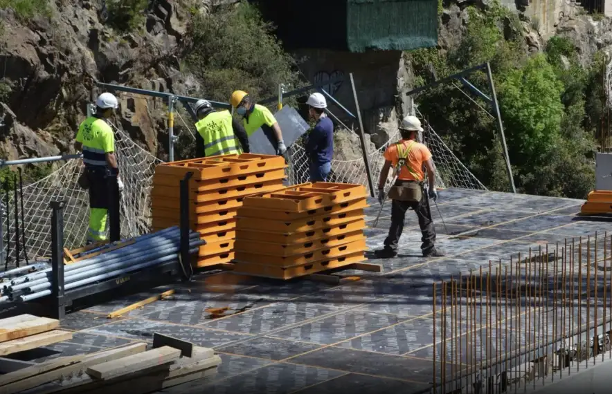 Treballadors de la construcció.
