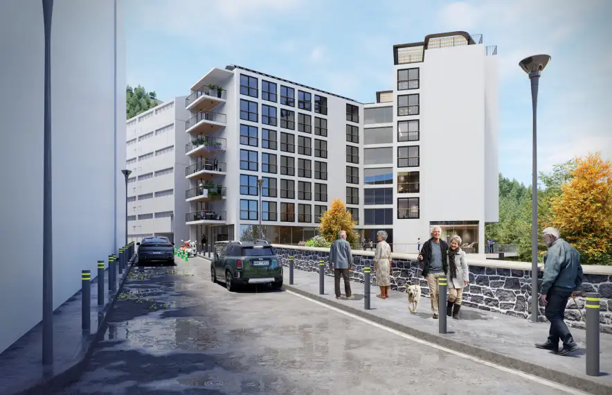 Projecció del centre sociosanitari a Encamp.