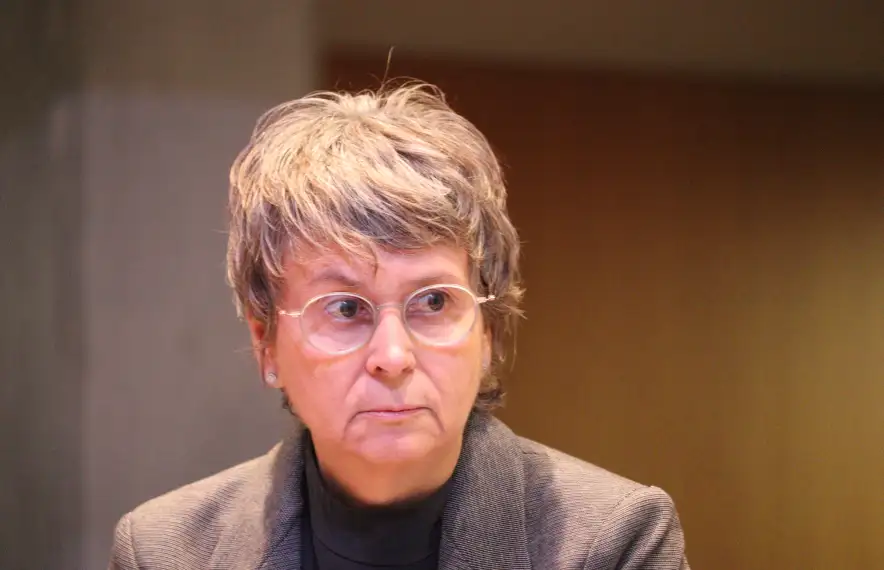 La presidenta del grup parlamentari socialdemòcrata, Susanna Vela.