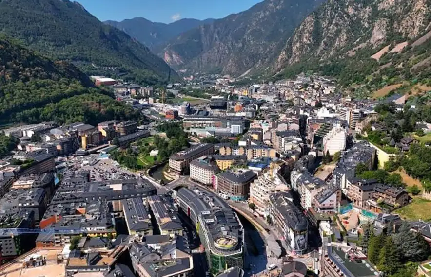 Imatge aèria de la vall central.