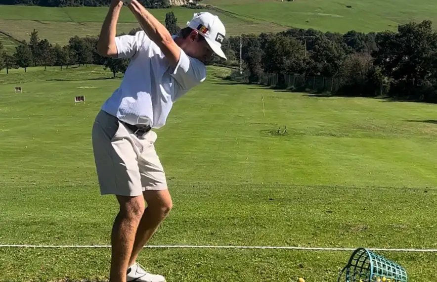 Èric Galimany, a l’Aravell.