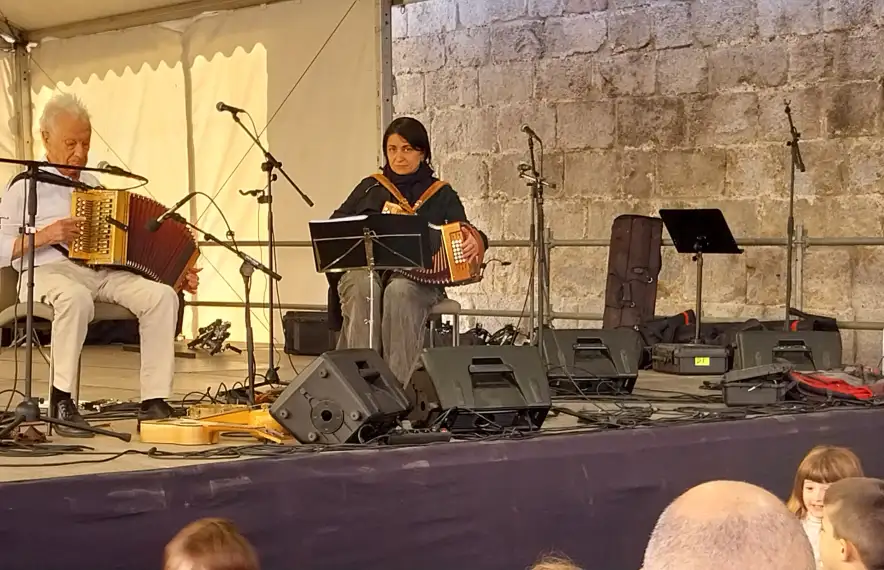 Blasco i Plana, en la cloenda musical.