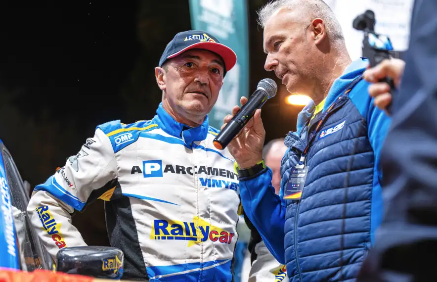 Joan Vinyes, al podi.