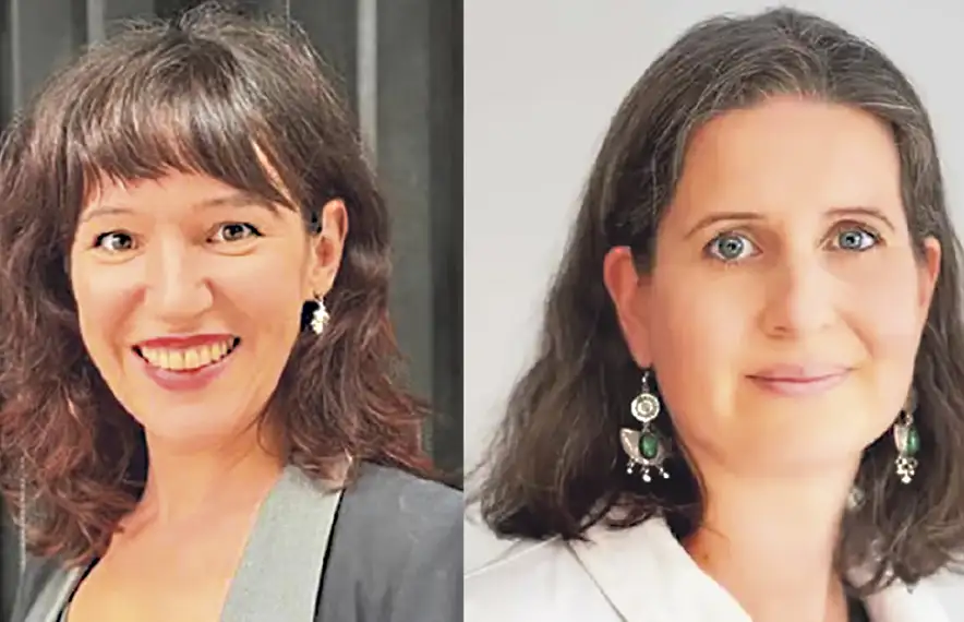 Martha Peciña i Nathalie Coggia.