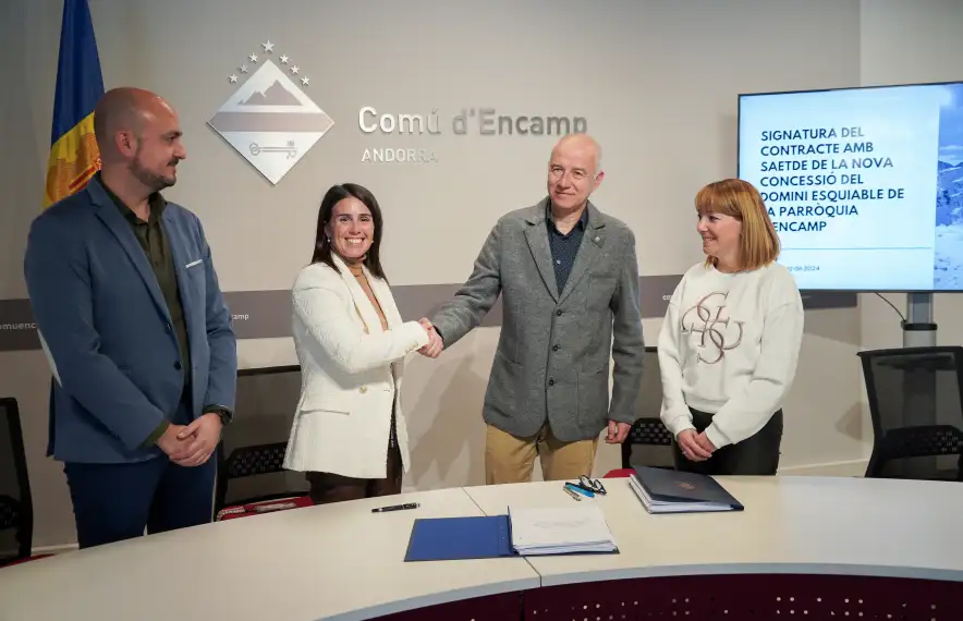 El Comú i Saetde van signar el contracte de la nova concessió administrativa el 13 de març del 2024.