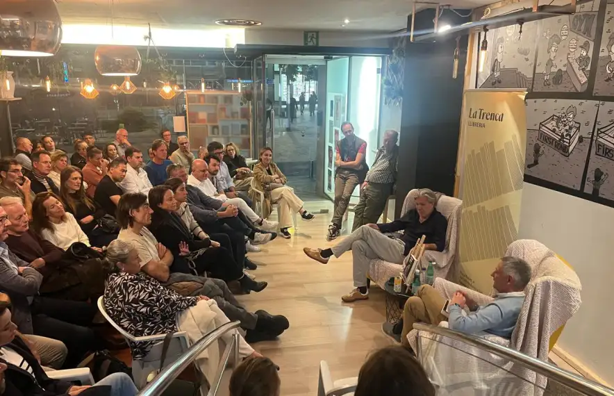 Coonen i Saboya han omplert aquest dimarts La Trenca en la presentació de ‘The Wolf Within’.