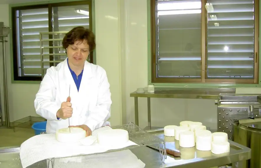 Nati Valls, a les instal·lacions de Bellestar.