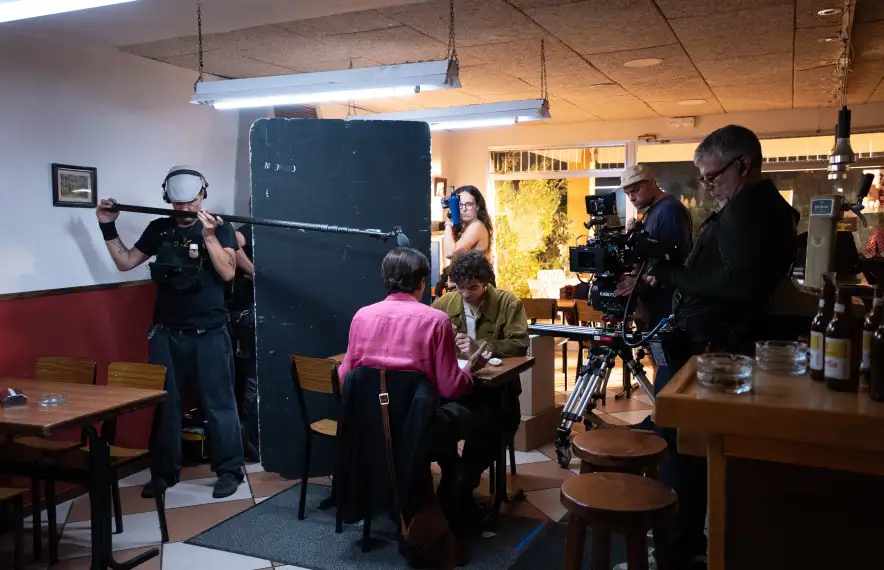 Sabater i Capdevila, al bar Ferrer de Tall de Vilanova de Sau, l''oficina' de la banda els primers anys.