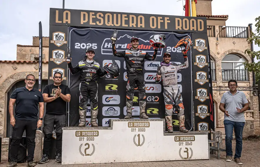 Marc Font, al tercer lloc del podi.