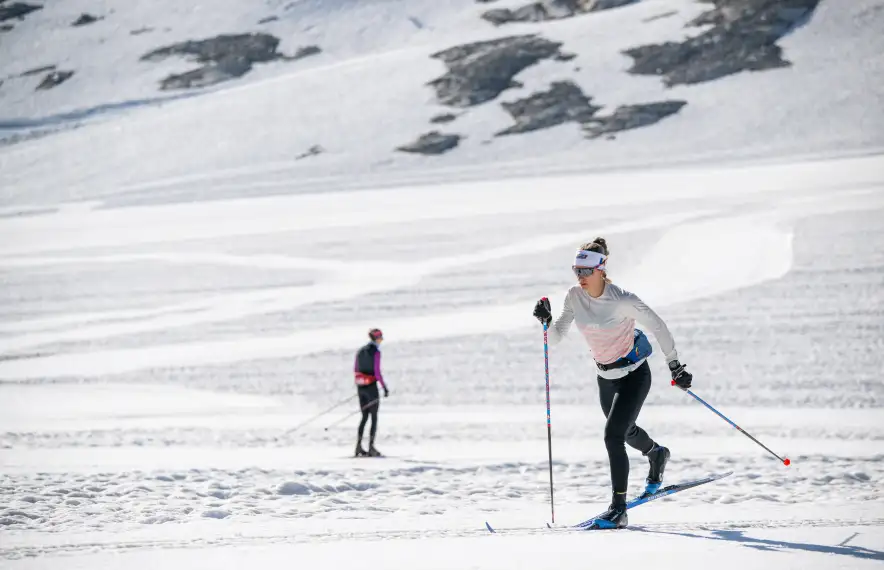 Gina del Rio a Tignes el juny passat.