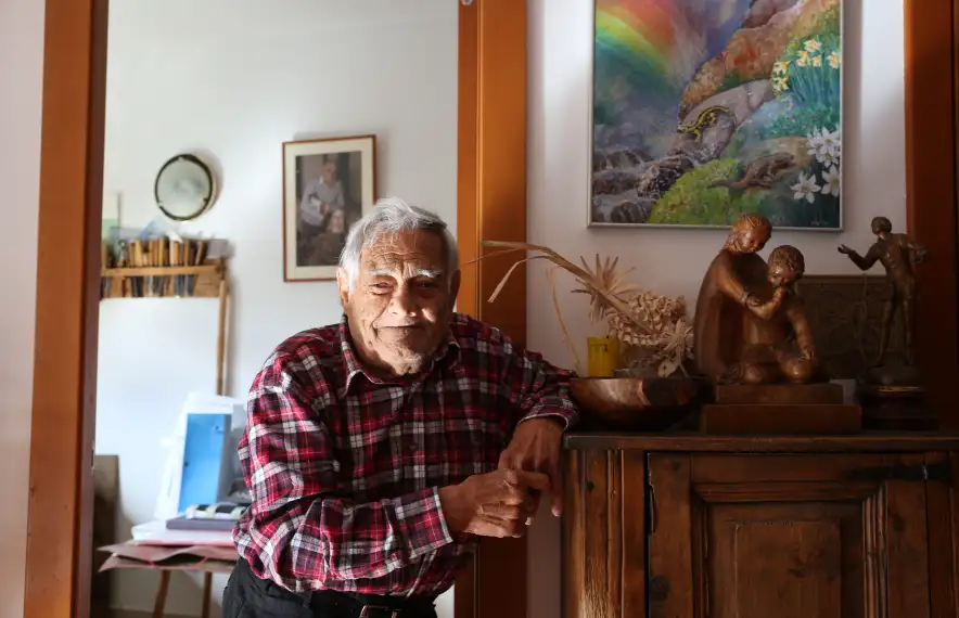 Sergi Mas és feliç explicant una bona història, i nosaltres, escoltant-lo.