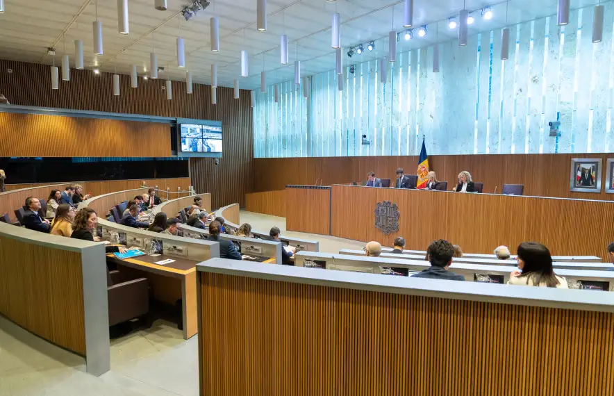 Vista de l'hemicicle avui.