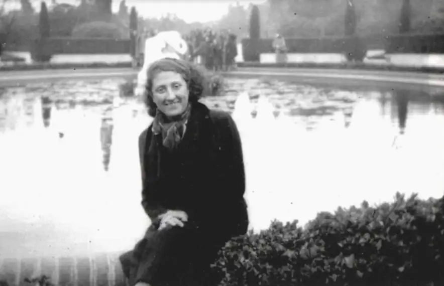 Palmira Jaquetti, en els temps que recorria el Pirineu.