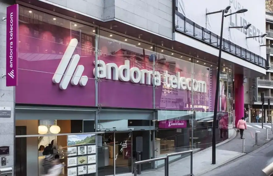 L'oficina comercial d'Andorra Telecom.