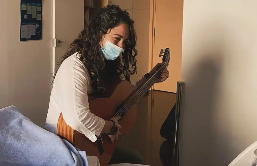 La musicoterapeuta catalana, Laia Font.