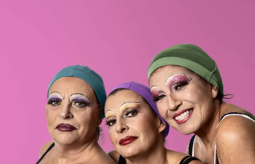 Mercè Canals (dreta), Carol i Lis Caubet son lés tres flors trans del nou muntatge d’Andadarà.