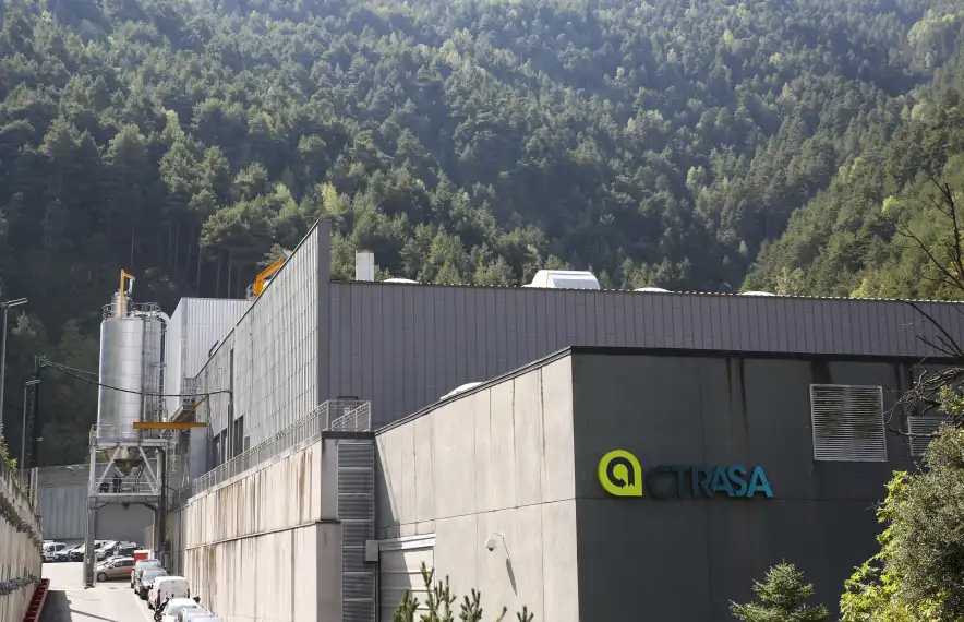 El Centre de Tractament de Residus, a la Comella.