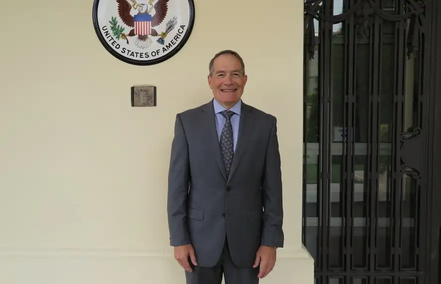 El nou cònsl dels Estats Units, Robert Riley.