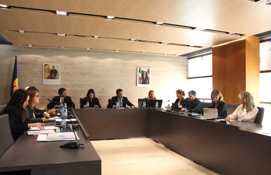 Un moment del consell de comú celebrat aquest dijous a Ordino.