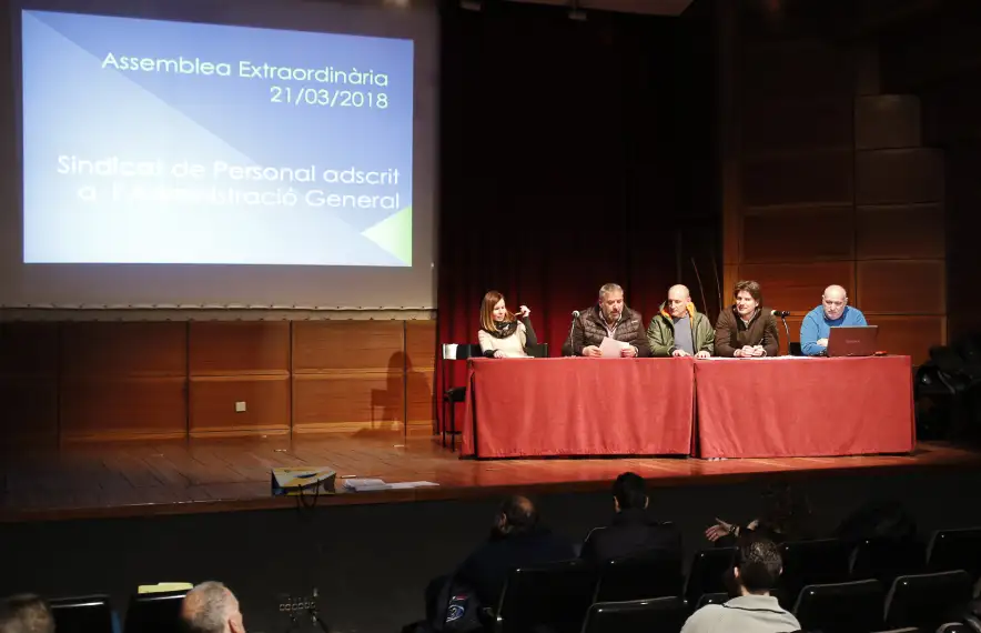 El Sipaag ha convocat una assemblea per dimarts per decidir les accions a fer davant l’aprovació de la llei de la funció pública.
