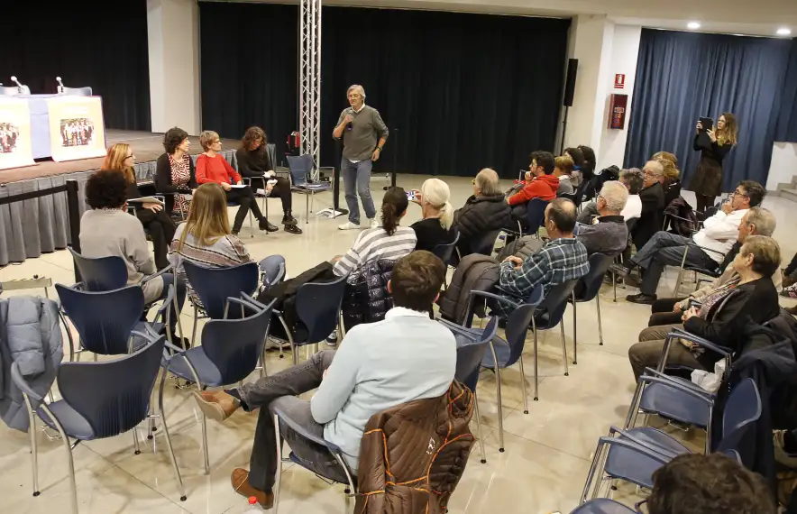 Reunió de poble celebrada ahir a la Massana.