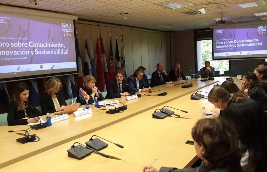 La participació andorrana en el fòrum celebrat a Madrid.