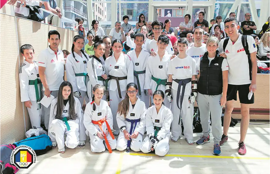 L’equip andorrà cadet.