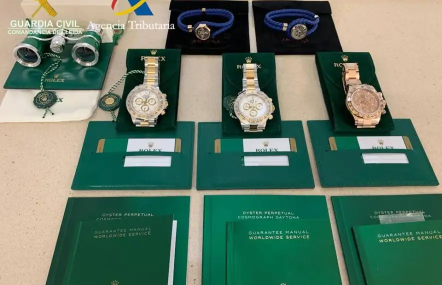 Els rellotges comissats.