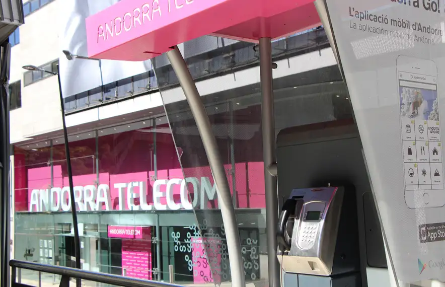L'agència comercial d'Andorra Telecom.