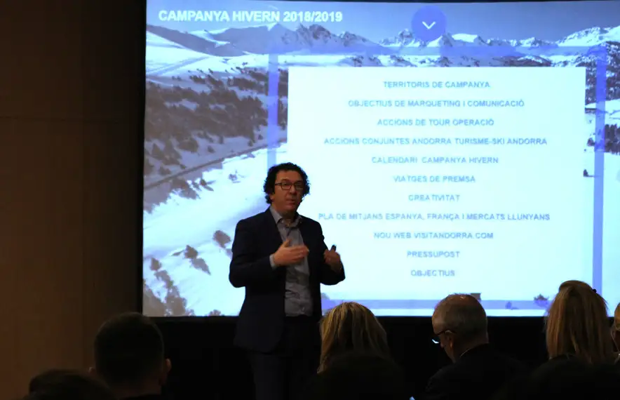 El gerent d'Andorra Turisme, Betim Budzaku, en una imatge d'arxiu.