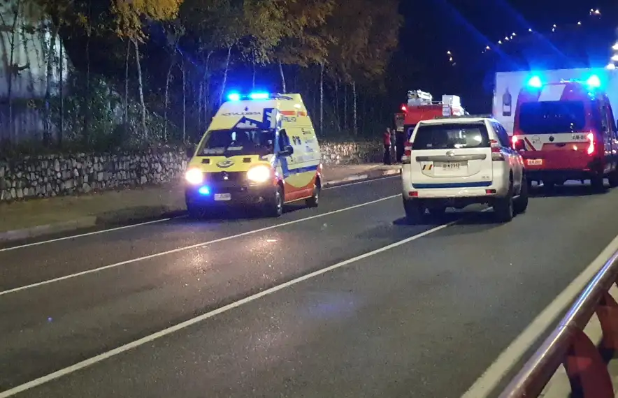 L'accient va obligar a tallar la circulació en tots dos sentits.