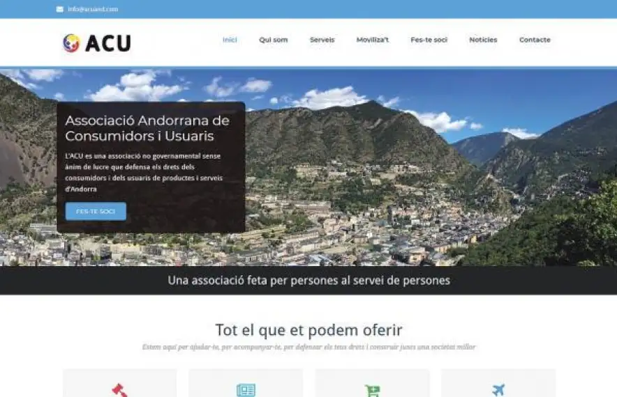 Imatge del web de l'ACU.