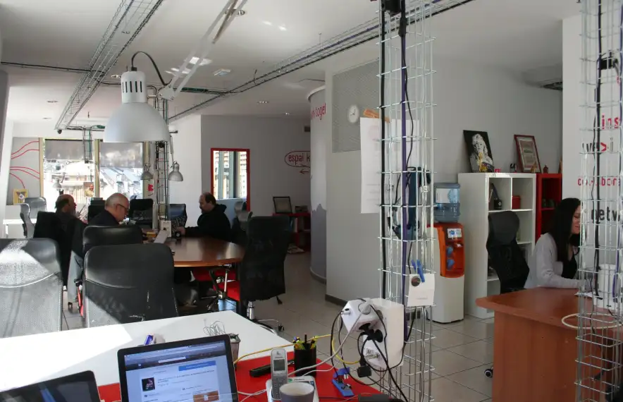 Instal·lacions del Coworking Andorra.